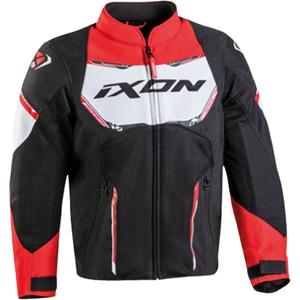Kindermotorjas IXON Striker Air zwart-rood-wit
