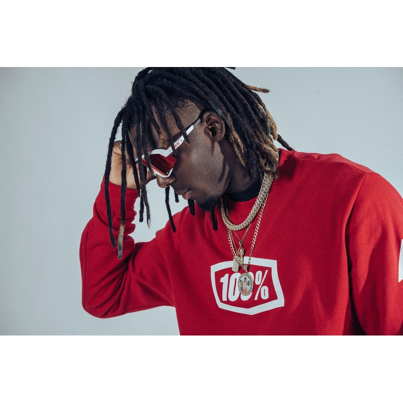 100% Slendale zonnebril met HIPER rode lens