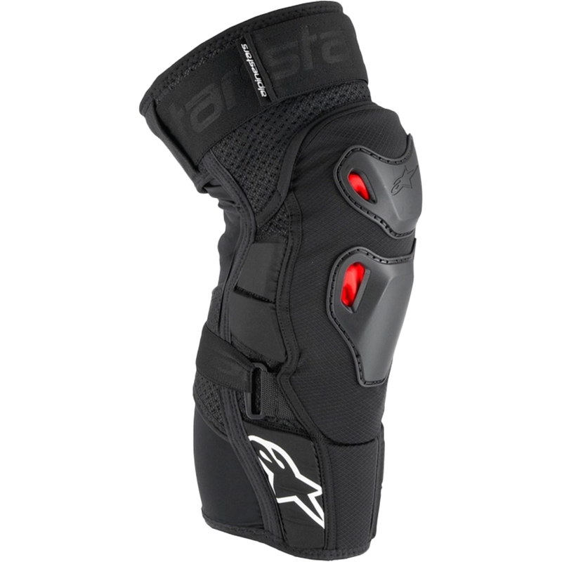 Alpinestars Bionic Pro Plasma kniebeschermers zwart-rood-wit