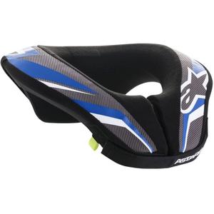 Alpinestars Sequence Jeugd Nekbeschermer Zwart, Wit en Blauw