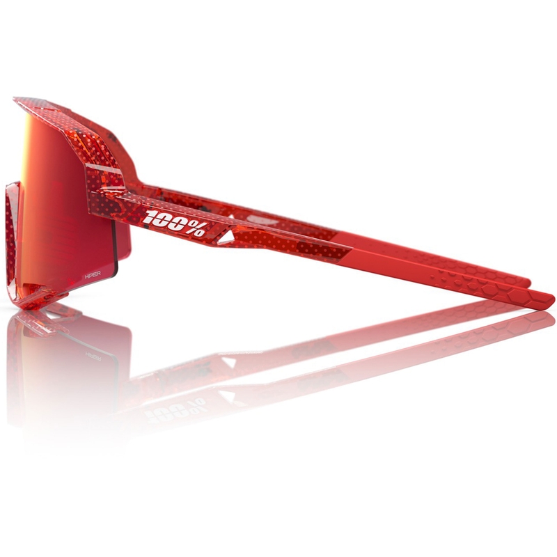 100% Slendale zonnebril met HIPER Fire red lens