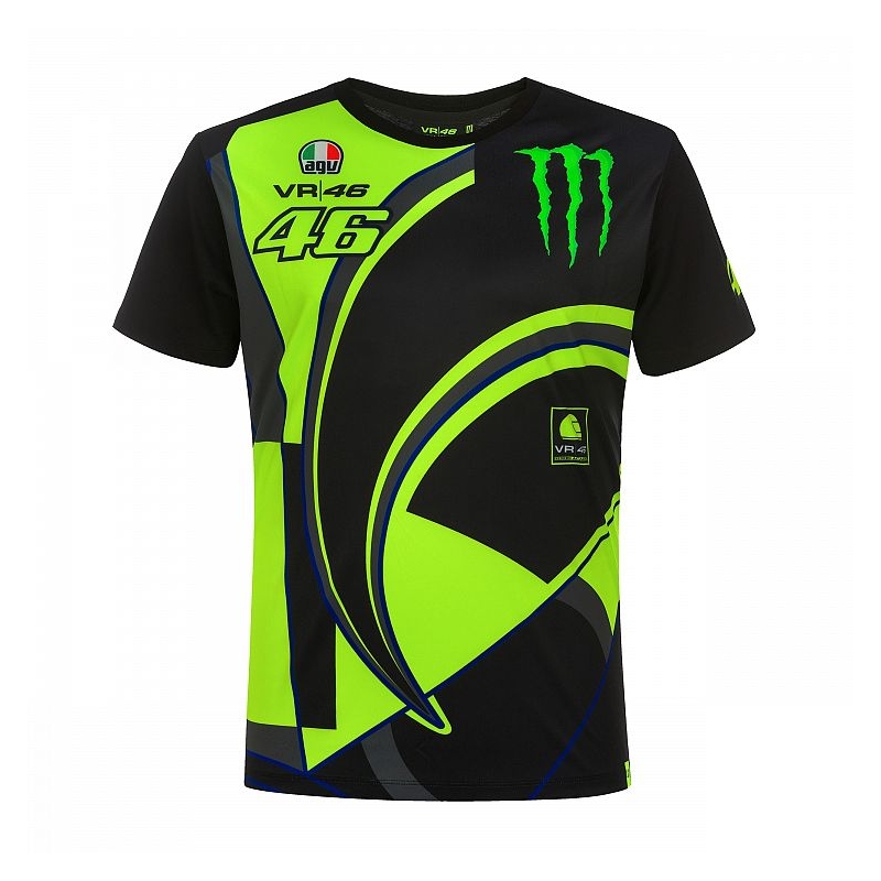 Triko VR46 Valentino Rossi REPLIKA MONSTER černo-žluté