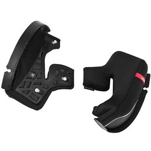 Wangkussens voor Scorpion EXO-R1 motorhelmen, zwart