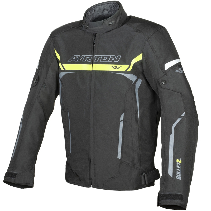 Ayrton Bullet II motorjack zwart-fluo geel-grijs