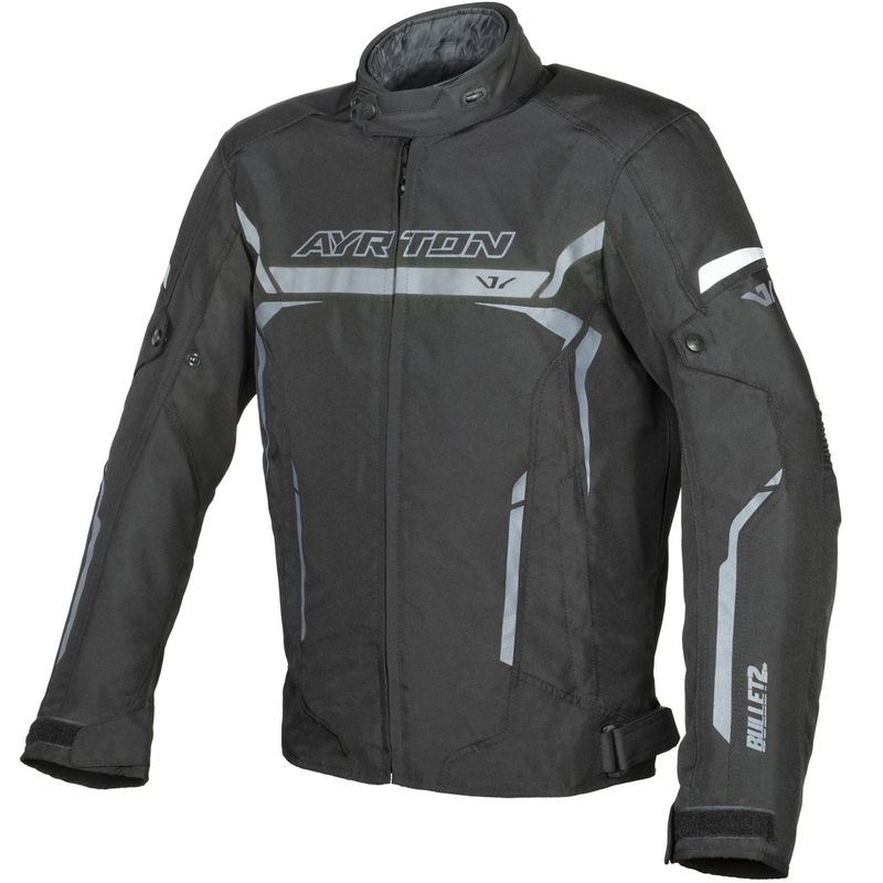 Ayrton Bullet II motorjack zwart-donkergrijs