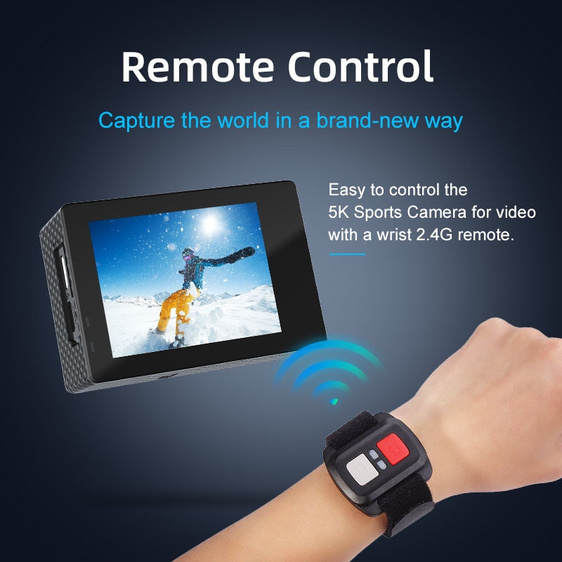 MaxTo Action Cam 5k motorfietscamera
