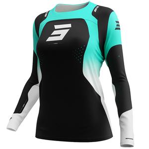 Shot Contact Ionyx Dames Motocross Jersey Zwart-Blauw