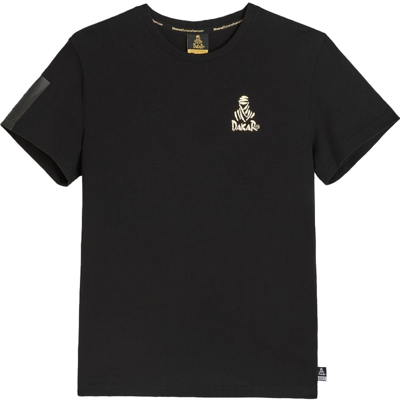 Dakar LOGO SM 256 T-shirt zwart