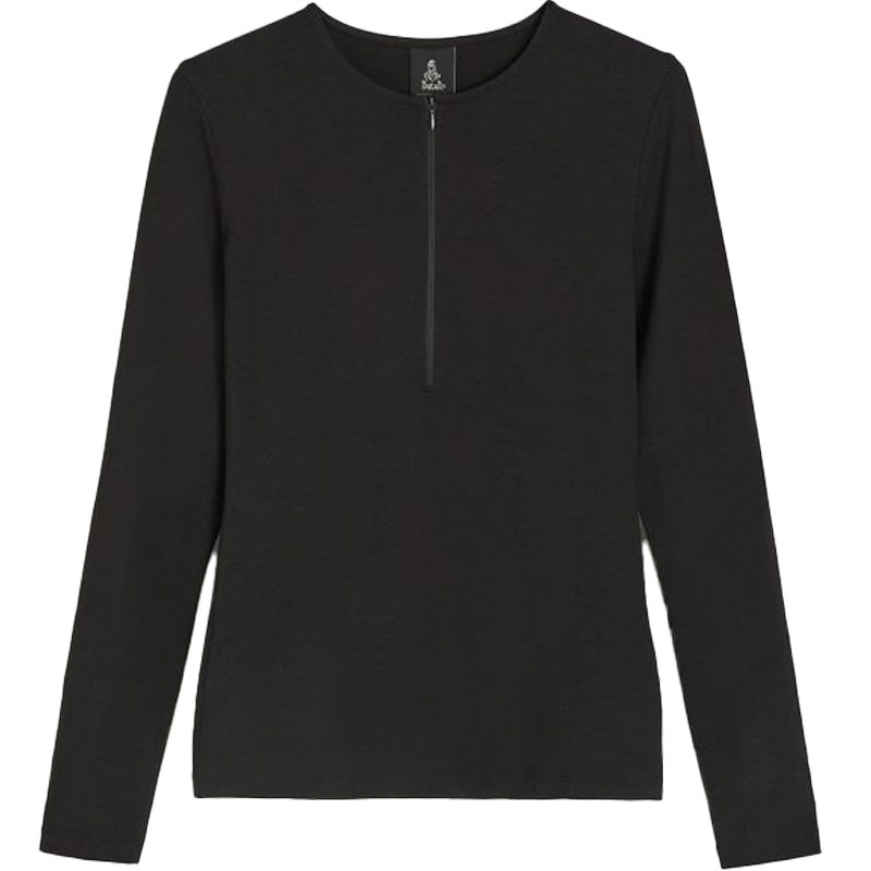 Dames Dakar DKR Zipp T-shirt zwart