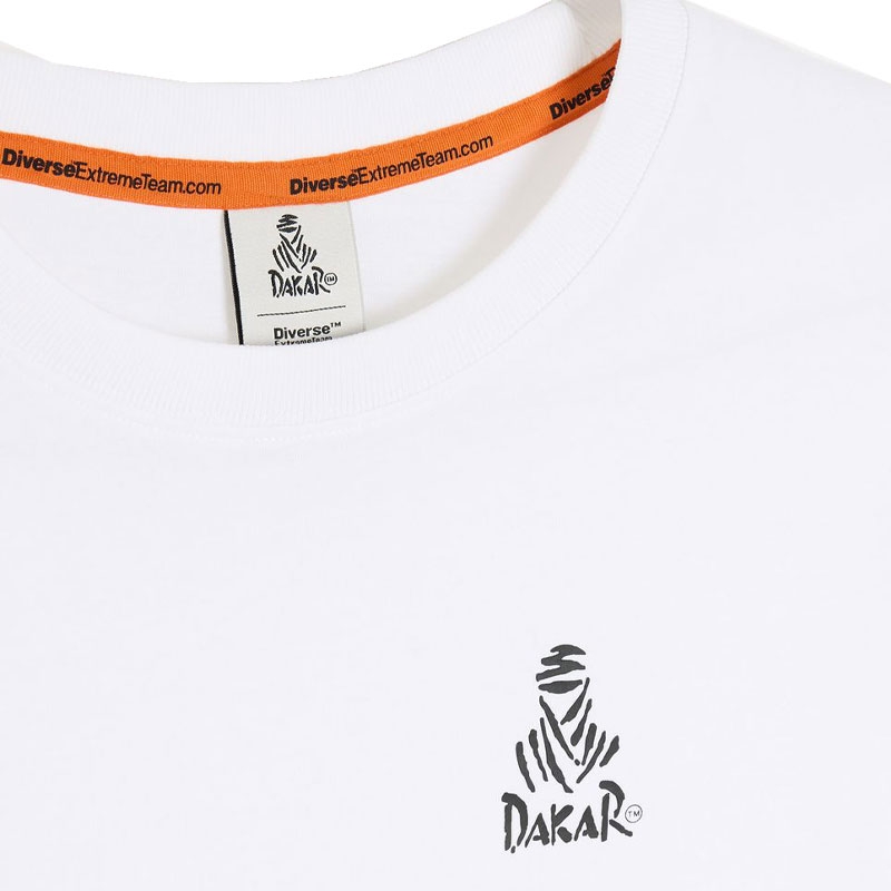 Dakar LOGO SM 256 T-shirt wit
