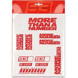 Ducati MM93 Grote Sticker Stickerset