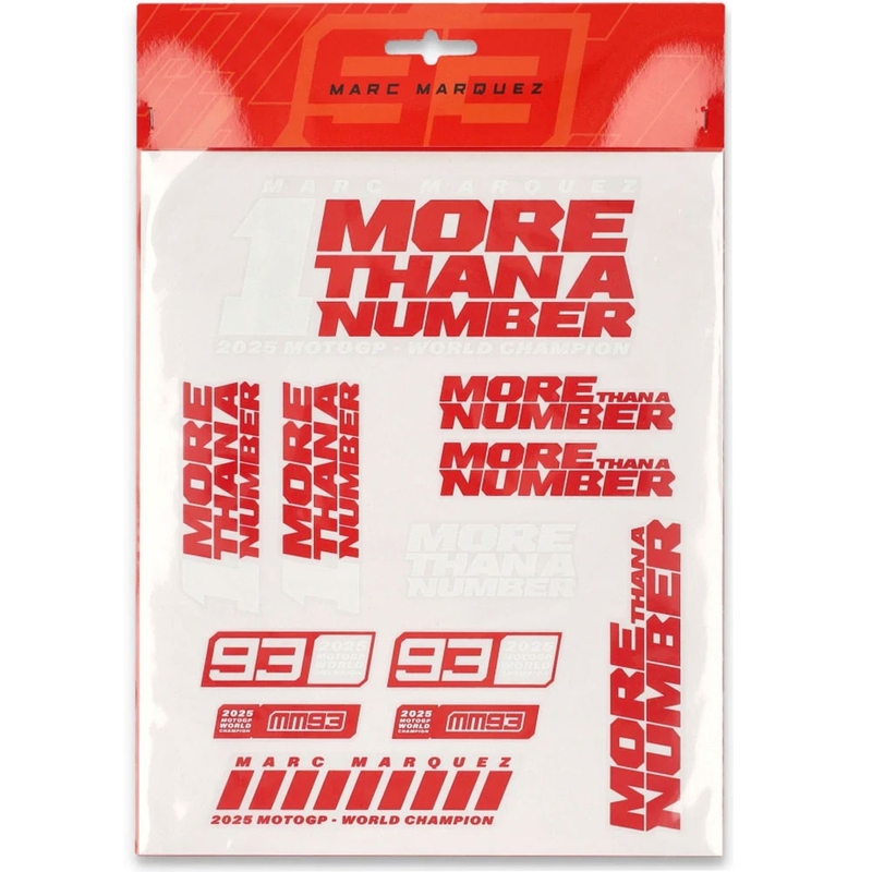 Ducati MM93 Grote Sticker Stickerset