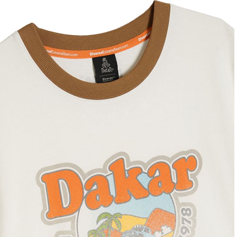 Dakar DES VINT MOR T-shirt wit