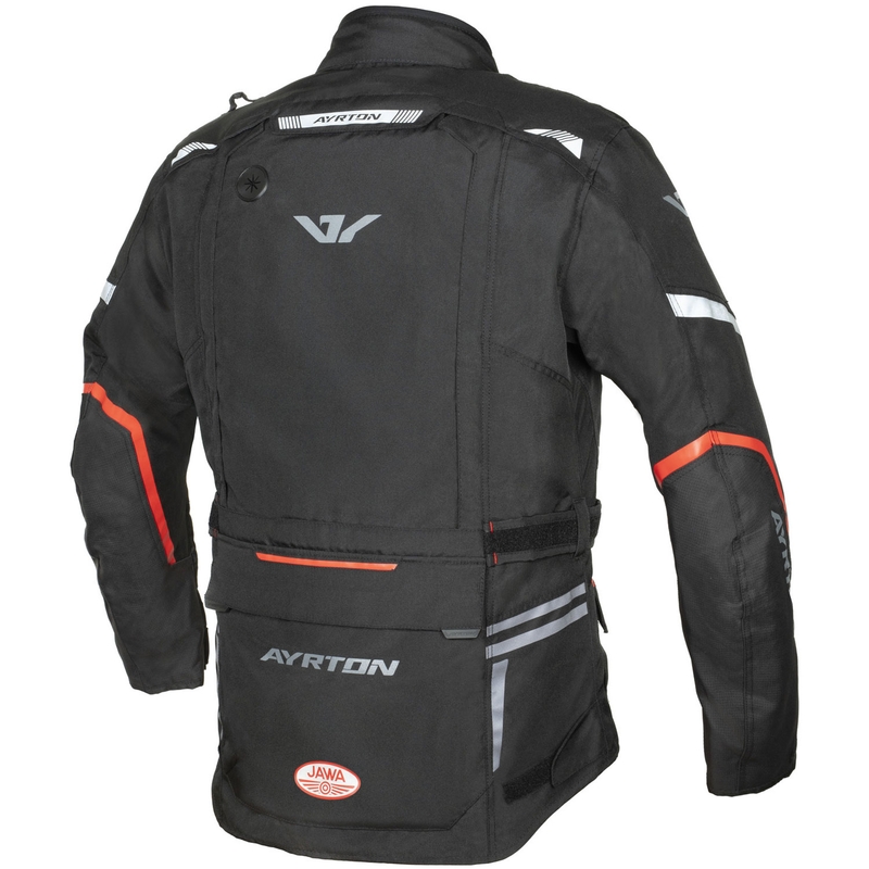 Ayrton Trail Jawa motorjack zwart-rood