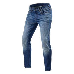 Revit Carlin SK Extra Cropped Motorjeans Blauw