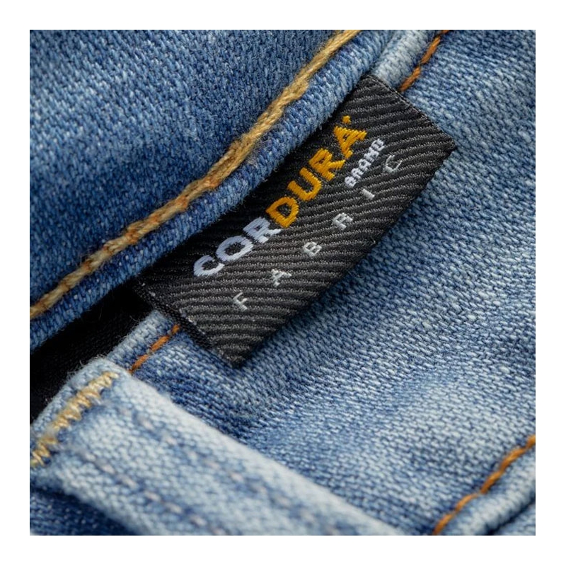 Revit Carlin SK Extra Cropped Motorjeans Blauw