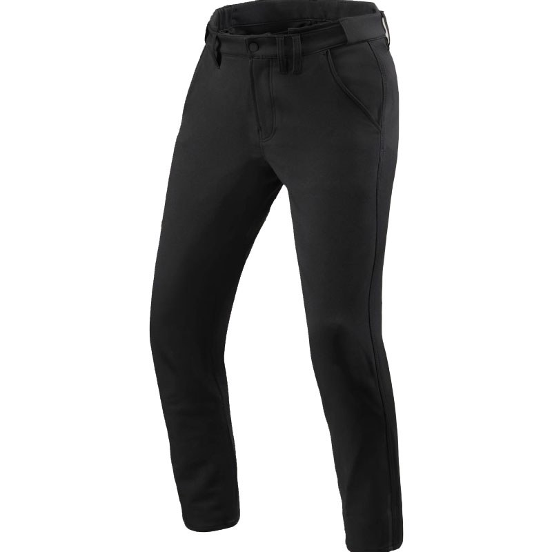 Revit Chino Mason Slim extra cropped motorbroek zwart