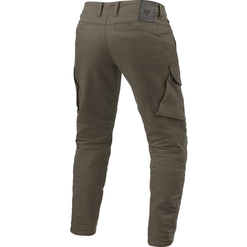 Revit Cargo 2 TF Extra Cropped Motorjeans Khaki