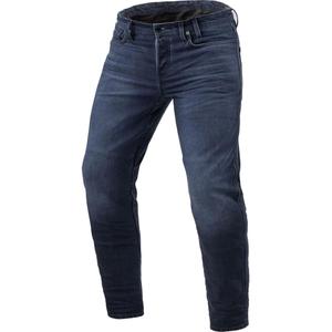 Revit Micah TF Extra Cropped Motorjeans Gewassen Donkerblauw