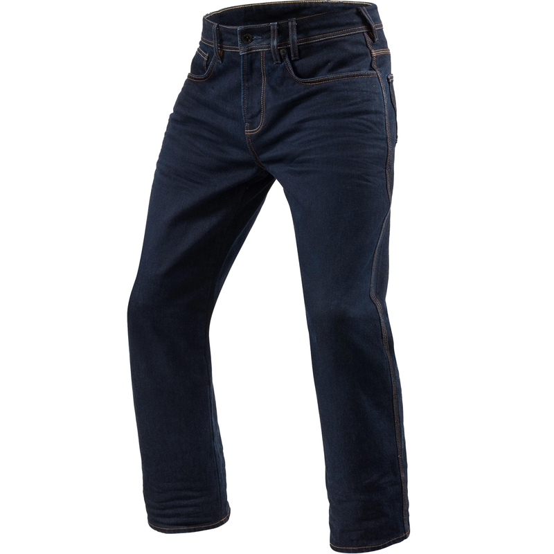 Revit Philly 3 LF Extra Cropped Motorjeans Gewassen Donkerblauw