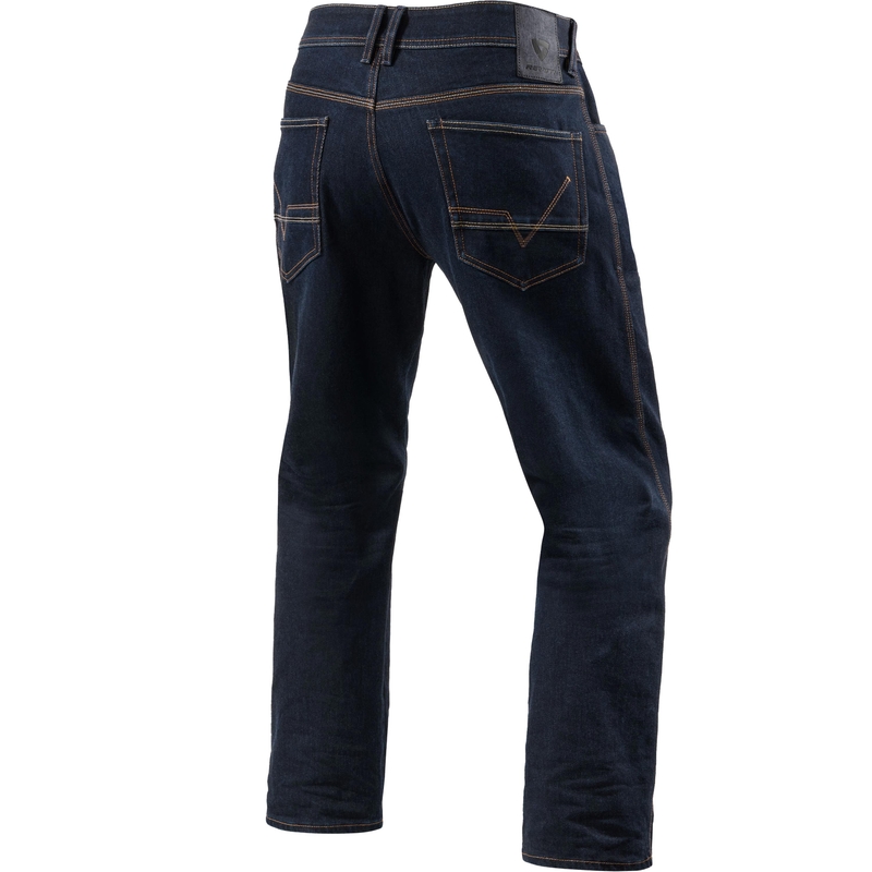 Revit Philly 3 LF Extra Cropped Motorjeans Gewassen Donkerblauw