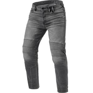 Revit Moto 2 TF Extra Cropped Motorjeans Gewassen Medium Grijs