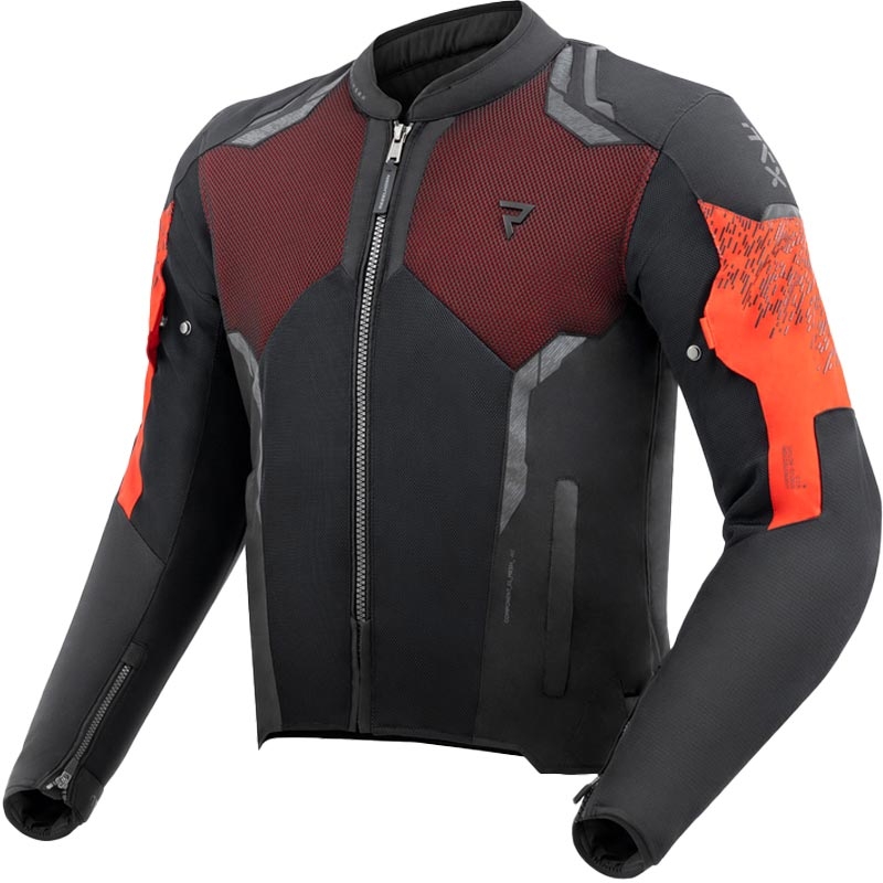 Rebelhorn Jax motorjack zwart-rood