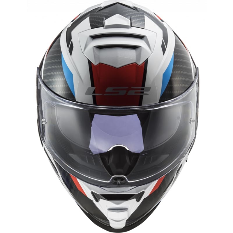 Integraal motorhelm LS2 FF800 Storm II Racer wit-zwart-rood-blauw