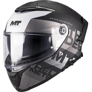 Integraal motorhelm MT Thunder 4 SV Waves B2 mat zwart-grijs