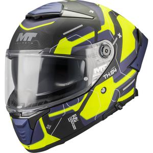 Integraal motorhelm MT Thunder 4 SV Lumex B27 zwart-blauw-fluogeel