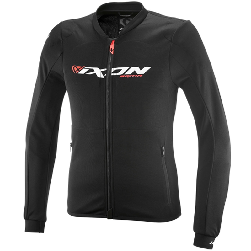 IXON Arma motortrui zwart-wit-fluorrood