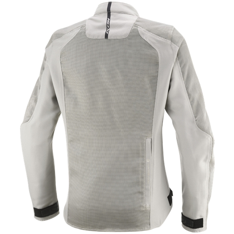 Dames motorjack IXON Shadow Lady grijsbeige