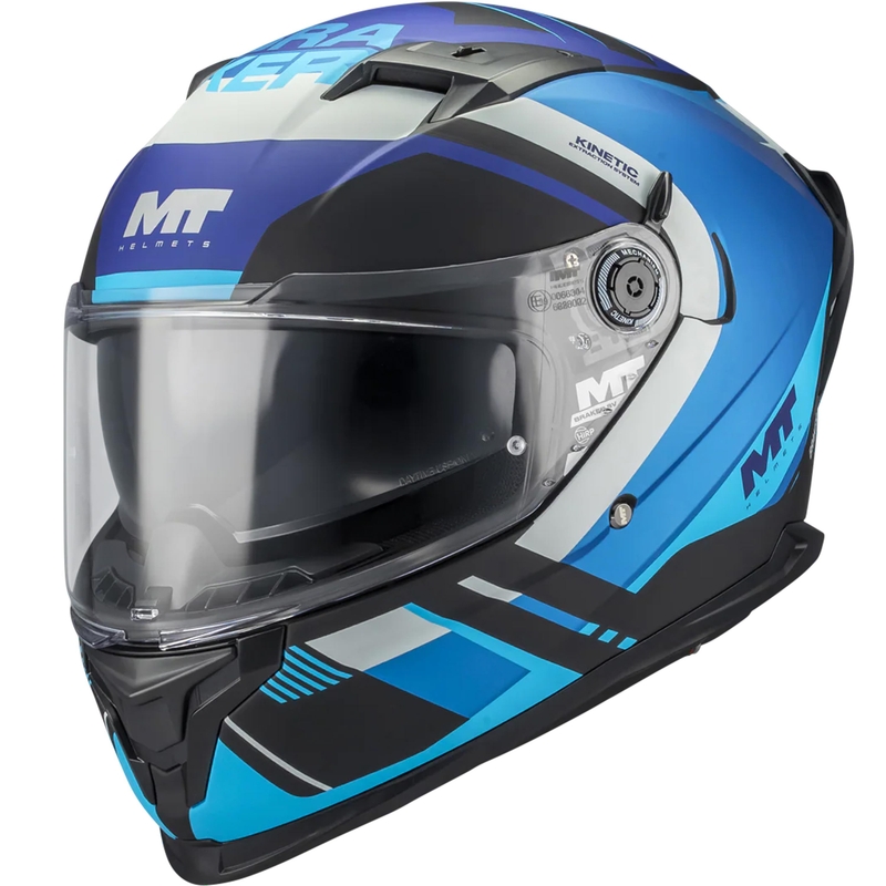 Integraal motorhelm MT Braker SV Inception B7 zwart-blauw-grijs