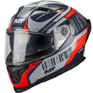 Integraal motorhelm MT Braker SV Cockpit B5 blauw-grijs-rood