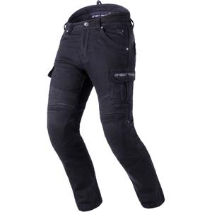 Street Racer Cargo CE Zwarte Motorfiets Jeans