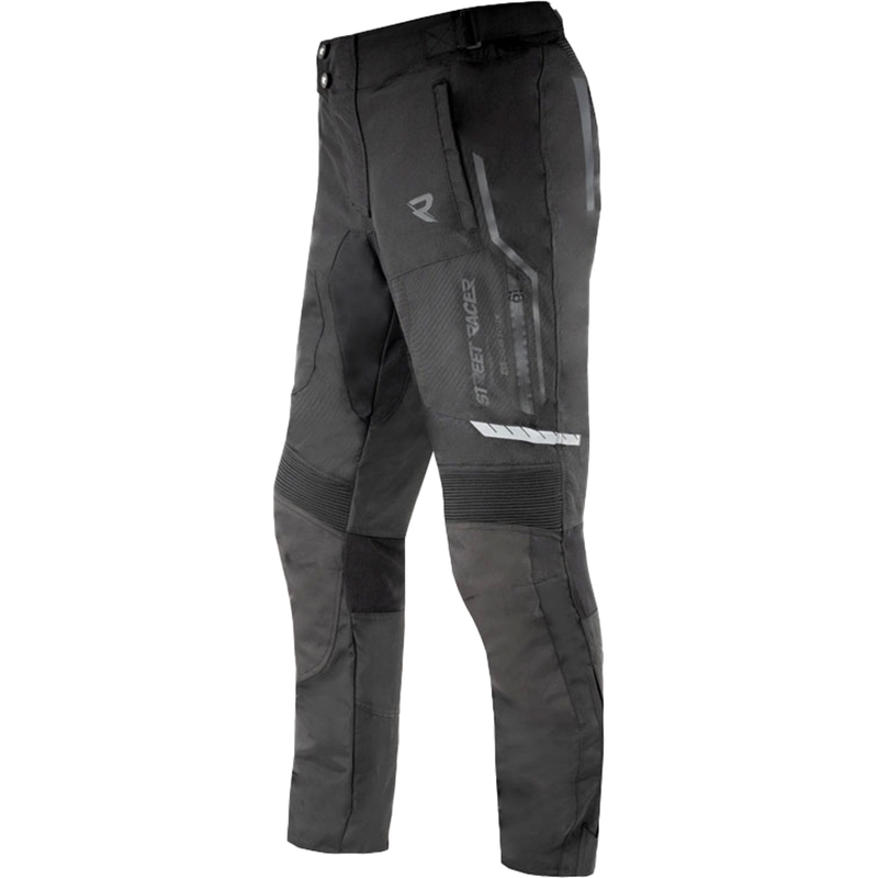 Street Racer Flex Zwarte Motorfietsbroek