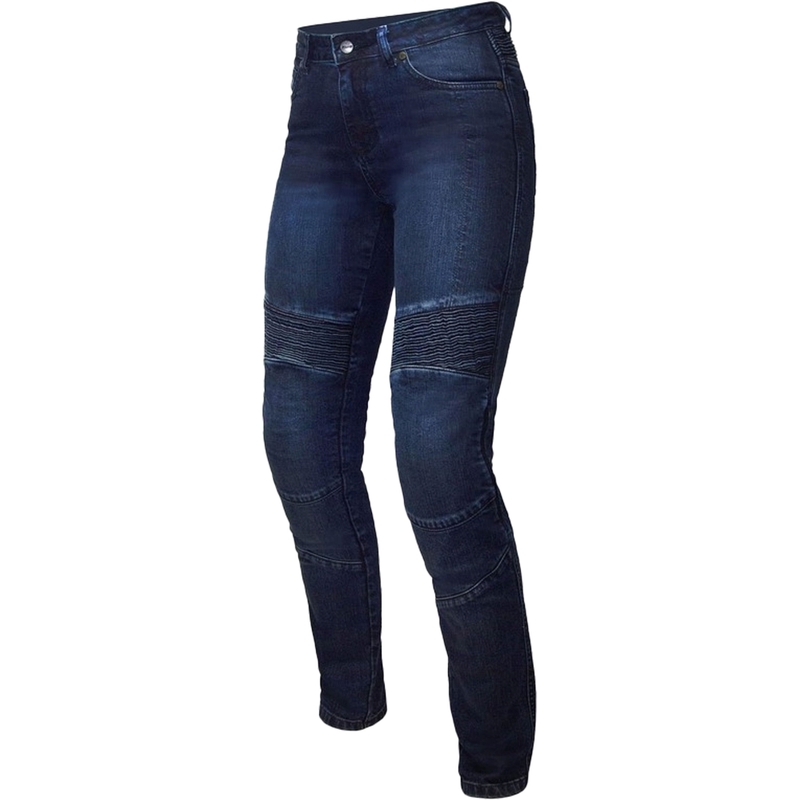 Dames motorjeans Ozone Agness II blauw