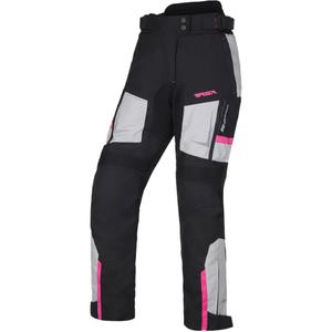 Dames RSA EXO 2 Zwart-Grijs-Roze Motorfietsbroek