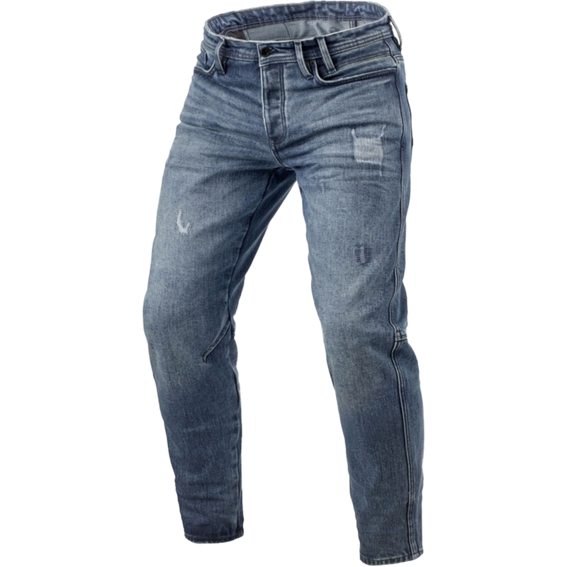 Revit Rilan TF medium vintage blauwe motorjeans