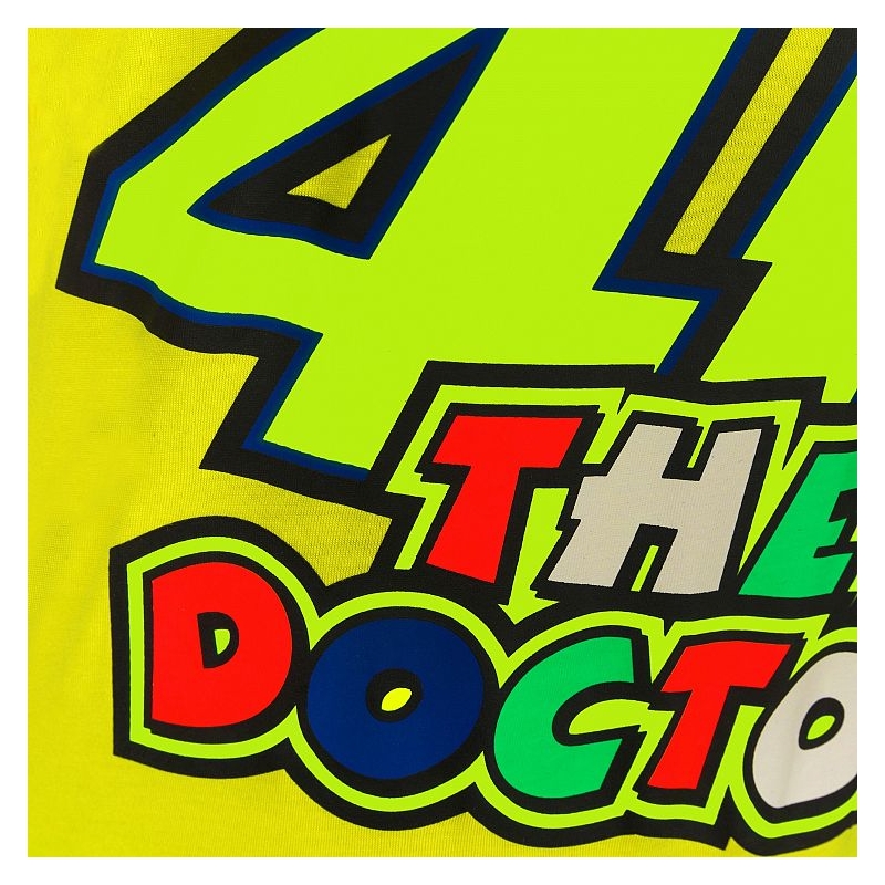 Dětské triko VR46 Valentino Rossi THE DOCTOR žluté