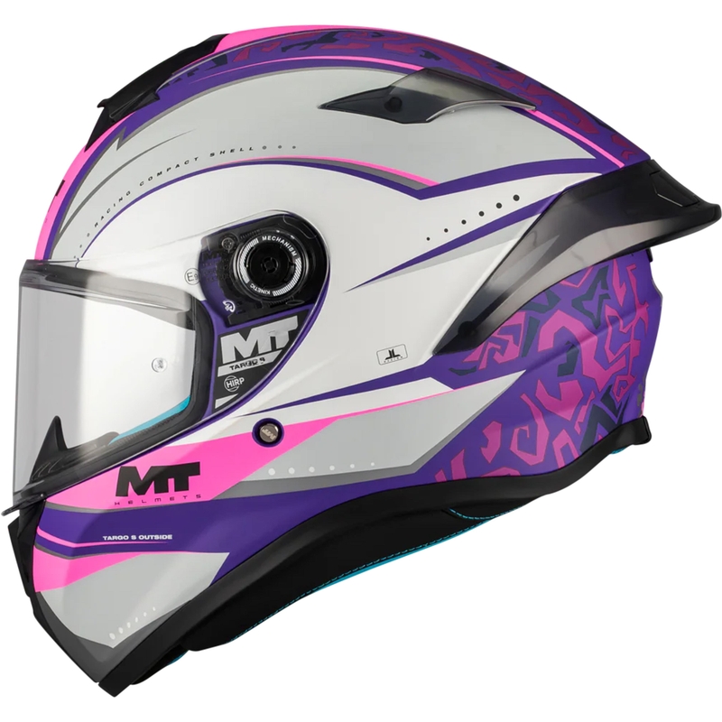 Integraal motorhelm MT Targo S Outside C8 mat paars-grijs-roze