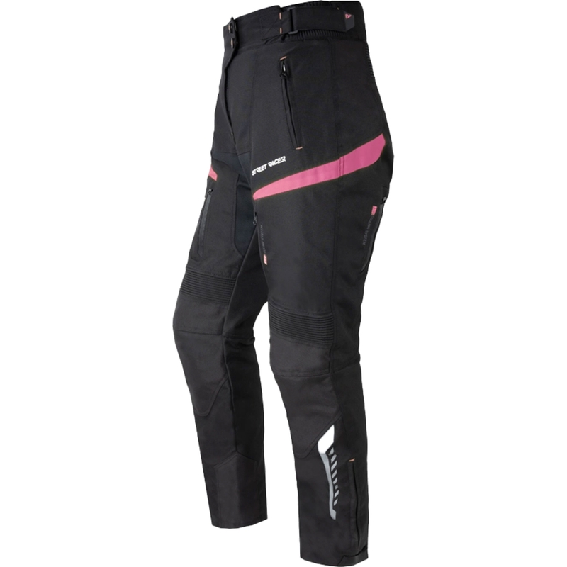 Damesbroek Street Racer Vix zwart met roze
