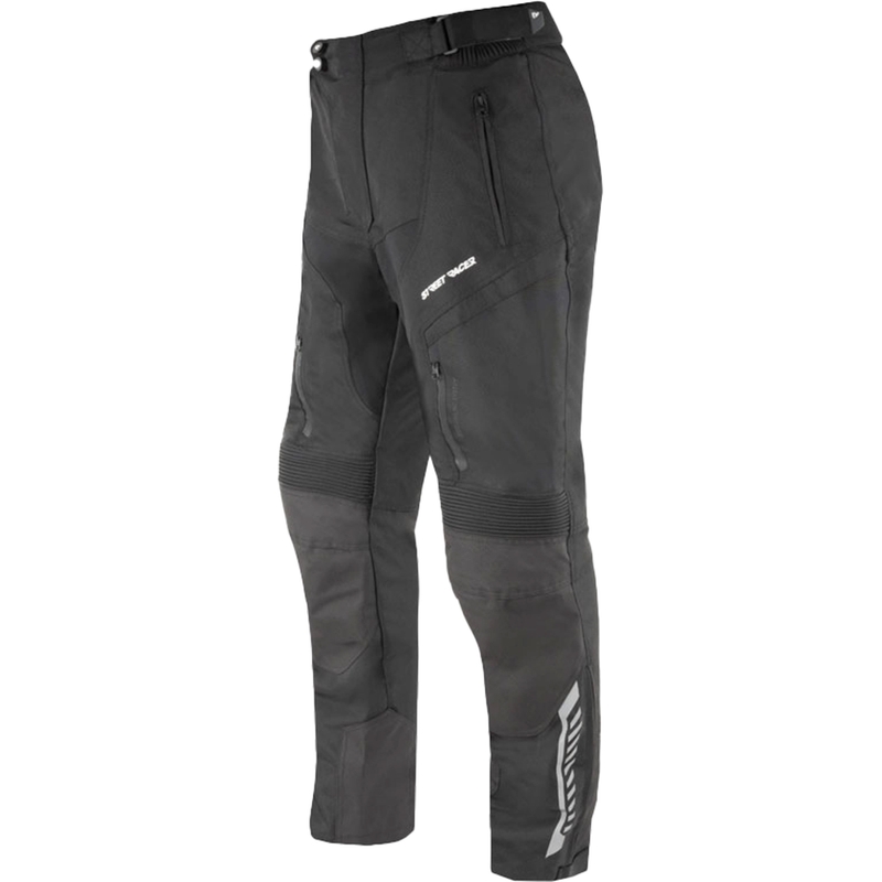 Street Racer Vix verkorte motorbroek zwart