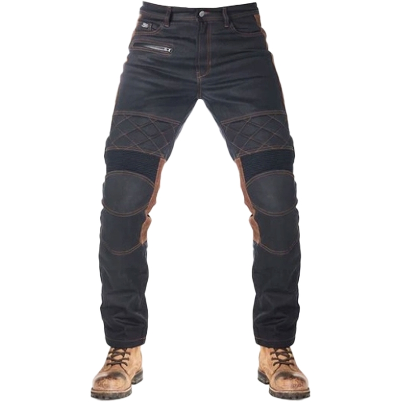 Motorbroek Fuel Sergeant 2 Waxed Bruin en Zwart