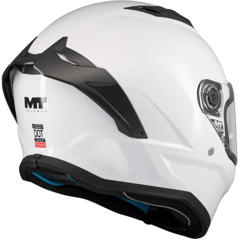 Integraal motorhelm MT Stinger 2 Pure A0 wit