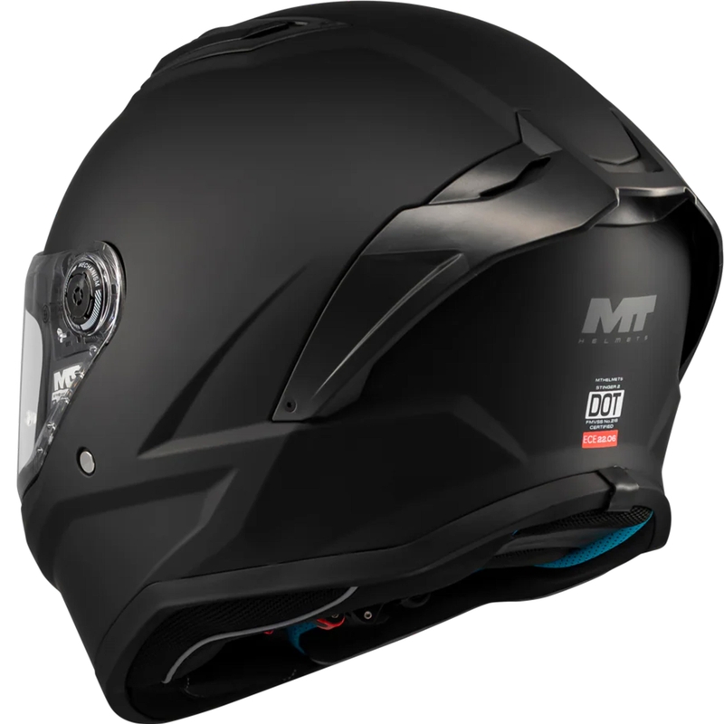 Integraal motorhelm MT Stinger 2 Pure A1 matzwart