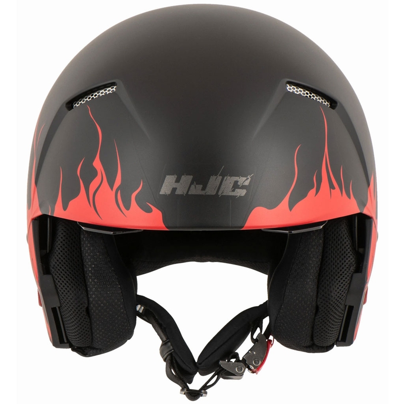 Open helm met masker HJC i20 Scraw MC1SF wit-rood-zwart uitverkoop