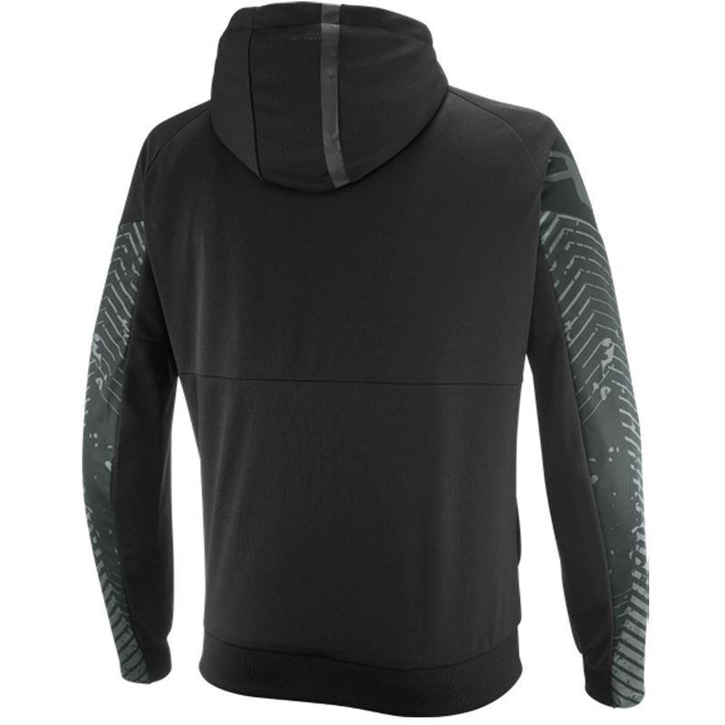 IXON Touchdown Air motorsweatshirt zwart-fluorescerend rood