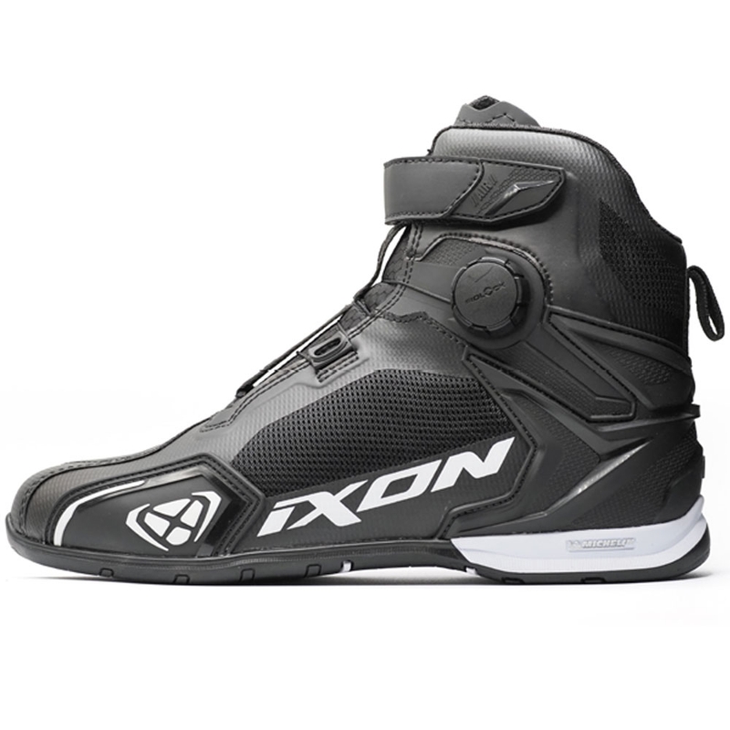 IXON Bull 2 Air motorlaarzen zwart-wit