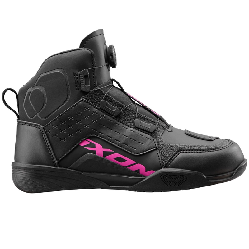 Dames motorlaarzen IXON Vyper WP zwart-roze